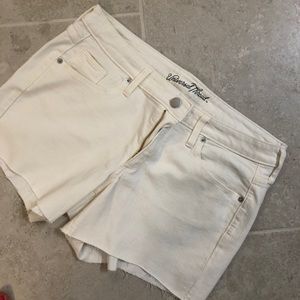 Universal Thread White Denim Shorts NWOT